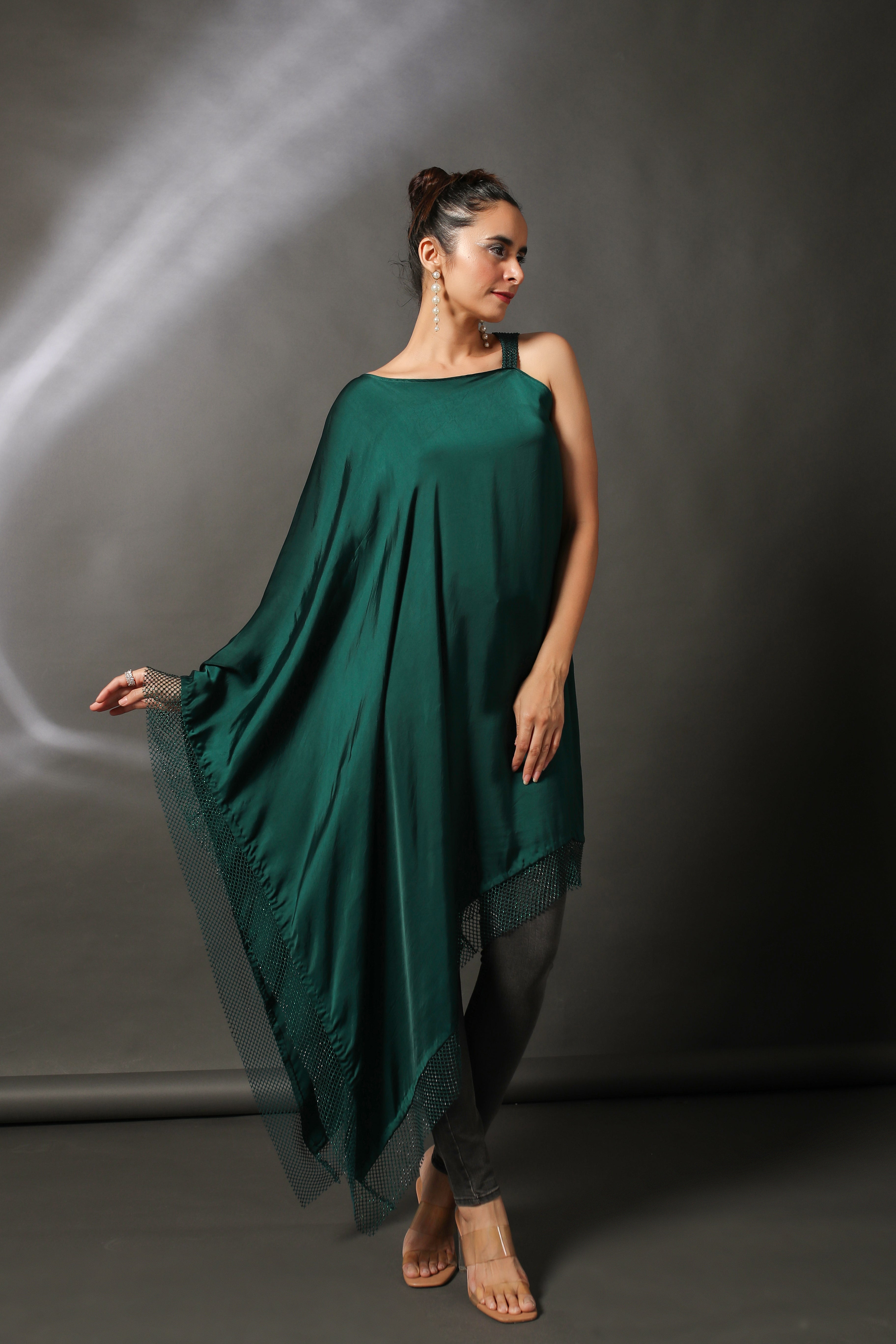 Asymmetric One shoulder Tunic