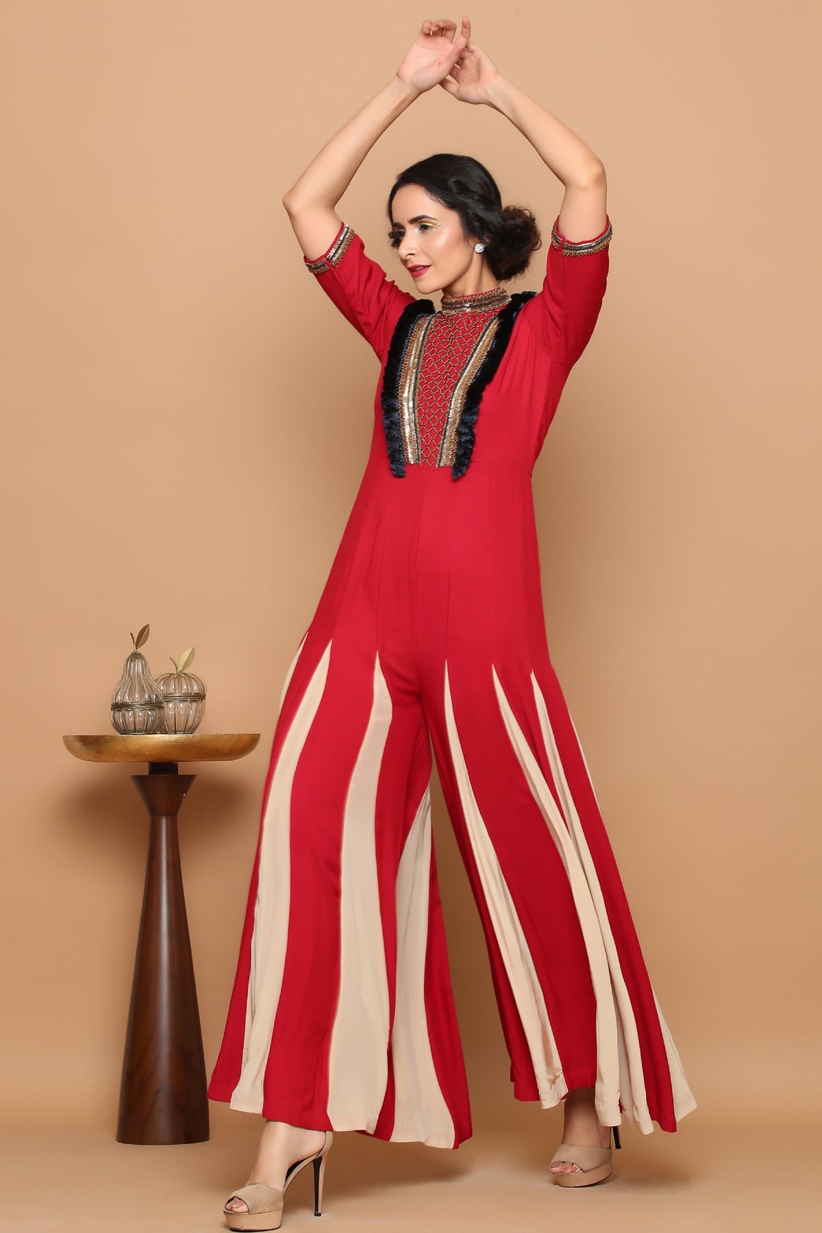 Crimson Kali Jumpsuit