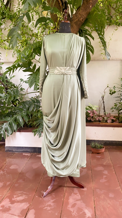 Draped Saree Gown