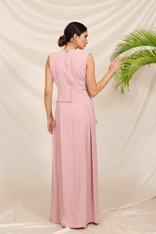 Shell Pink Evening Gown