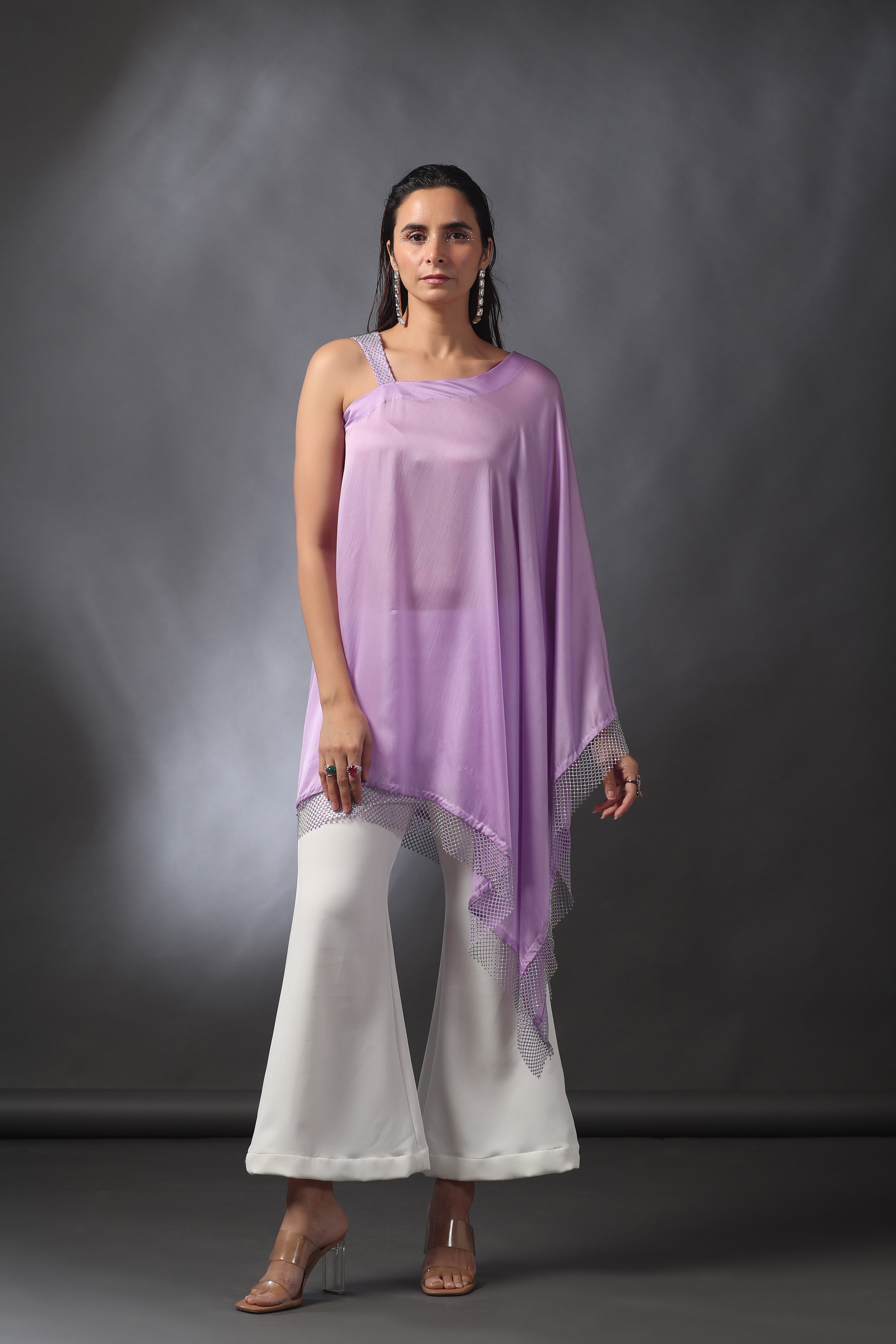 Asymmetric One shoulder Tunic