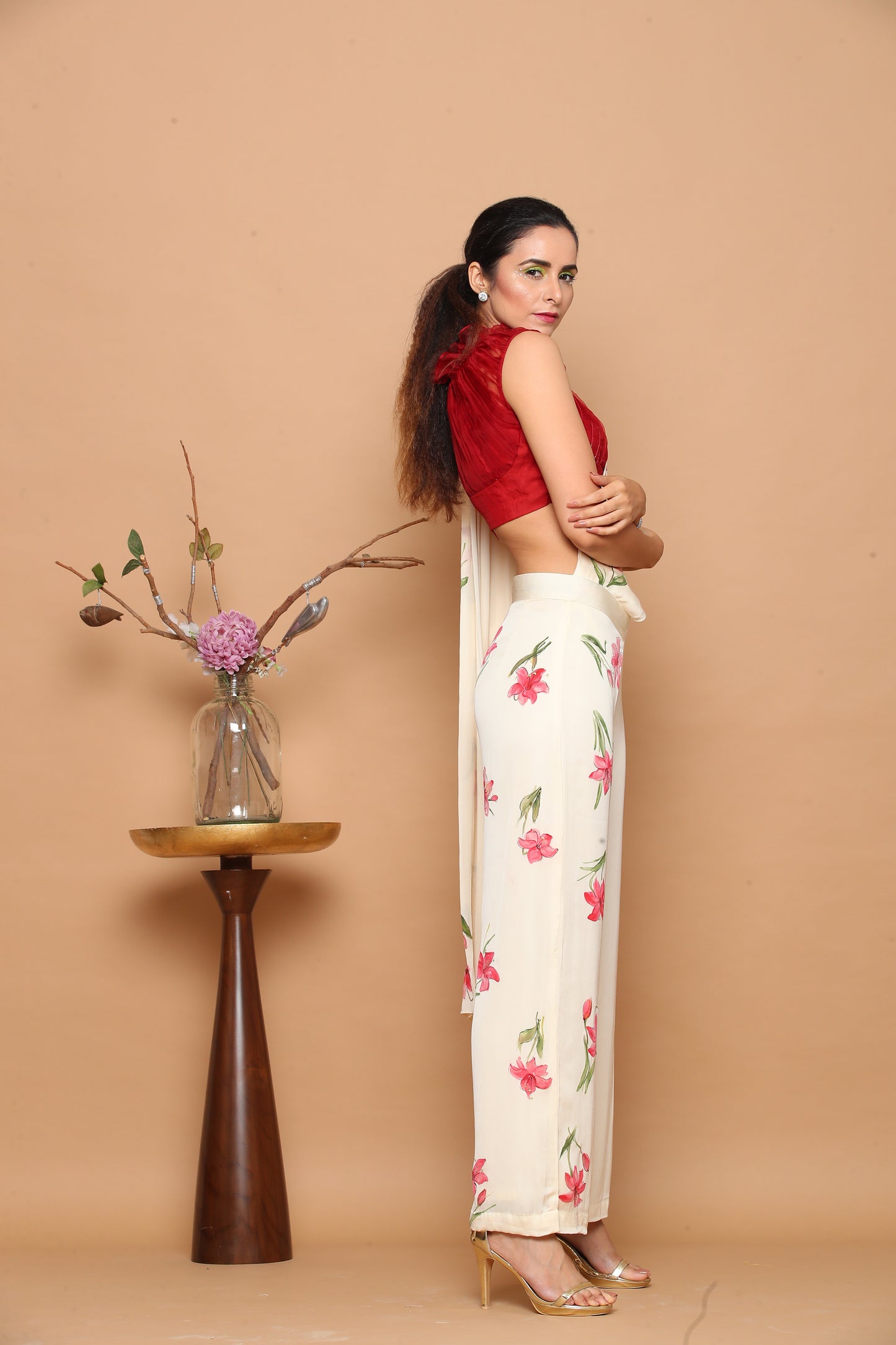 Hand-painted Pant Saree