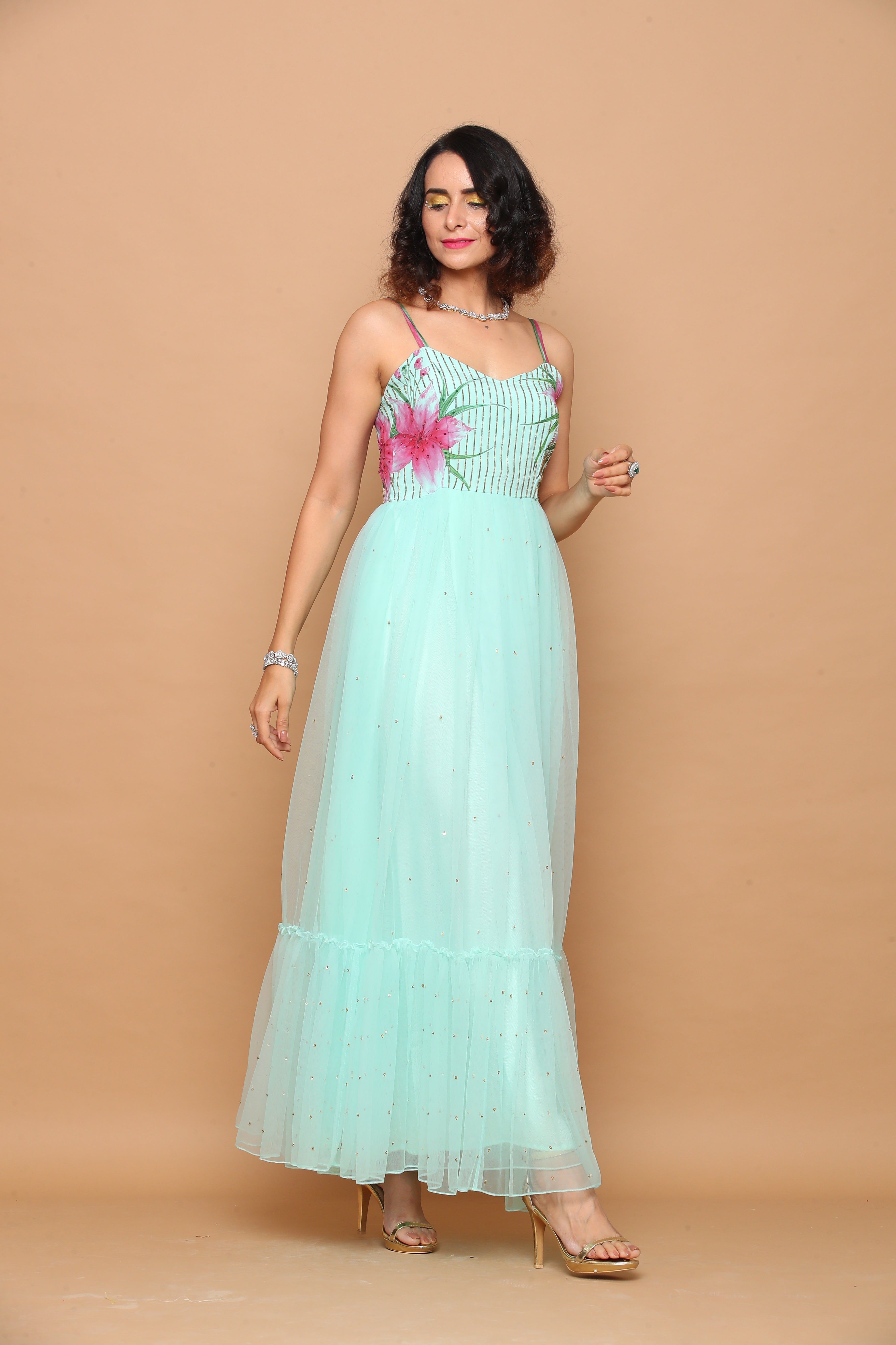 Mint Green Gown