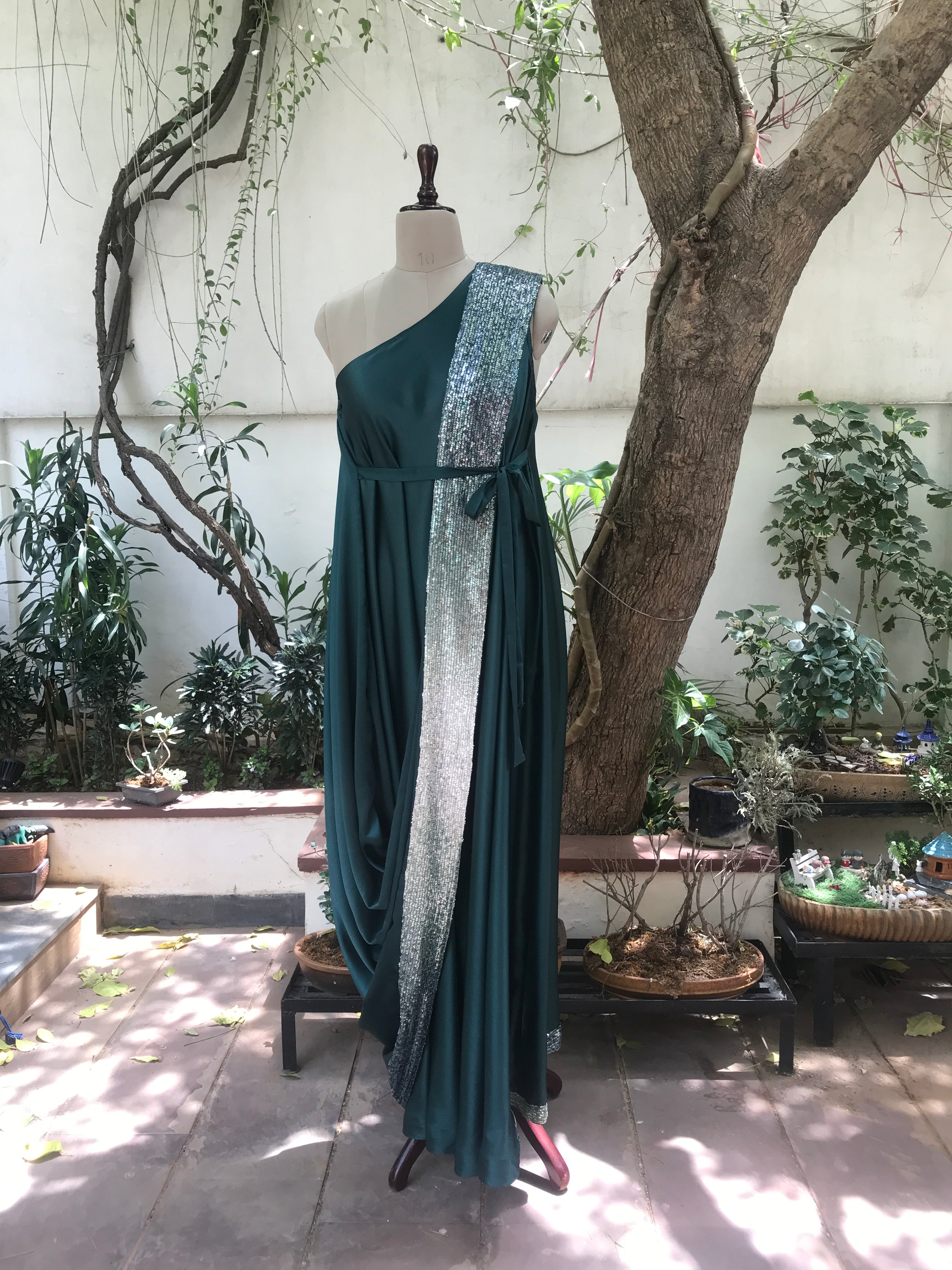 Fawn Concept saree