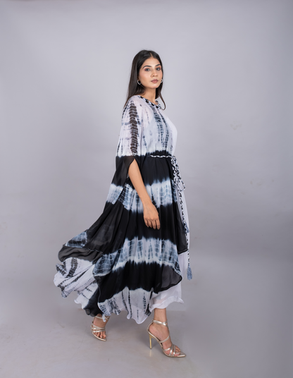 Tie dye gown